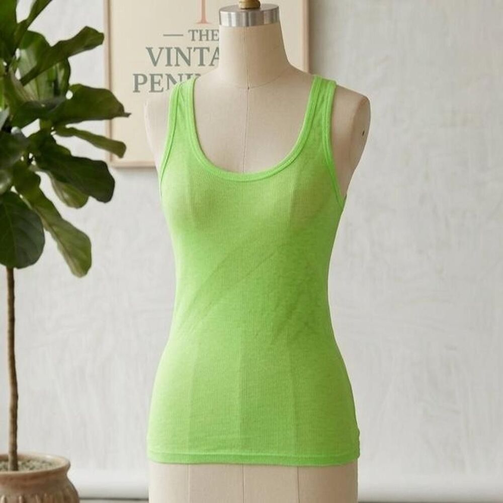 Derek-heart Women's Sheer Green Tank